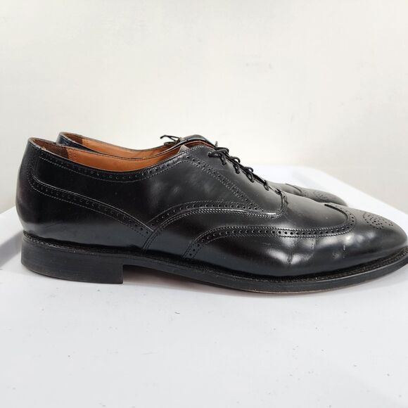 Bostonian Classics Black Leather Wingtip  Seess Shoes Lace-up Loafers Size 14D/B main image 5